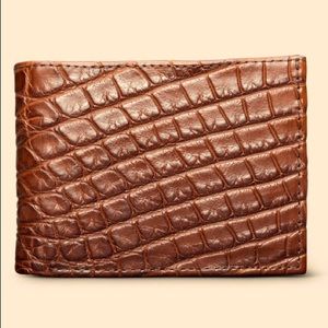 Tecovas alligator bifold wallet